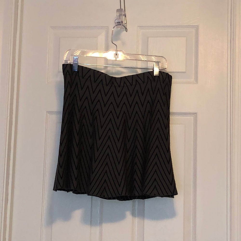 Cute grey and black skater skirt